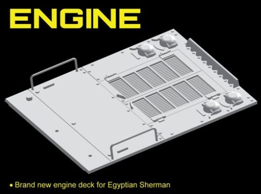 Egyptian Sherman детальное изображение Бронетехника 1/35 Бронетехника