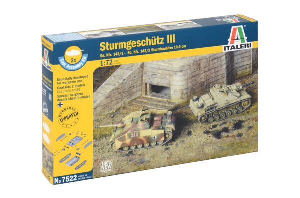 STURMGESCHUTZ III - FAST ASSEMBLY детальное изображение Бронетехника 1/72 Бронетехника