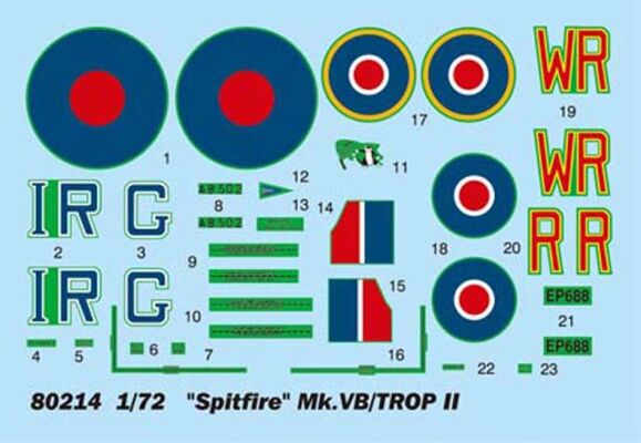 preview Сборная модель британского истребителя   &quot;Spitfire&quot; MK.Vb TROP