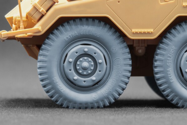 Набір коліс з деформацією для Sd.Kfz. 234 Puma v2 від Dragon, Miniart, RFM, Italeri, AK Interactive ScaleX WW-35011W детальное изображение Колёса Афтермаркет