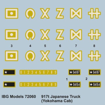 Збірна модель 1/72 Японська вантажівка 917t (кабіна Yokohama) IBG Models 72060 детальное изображение Автомобили 1/72 Автомобили