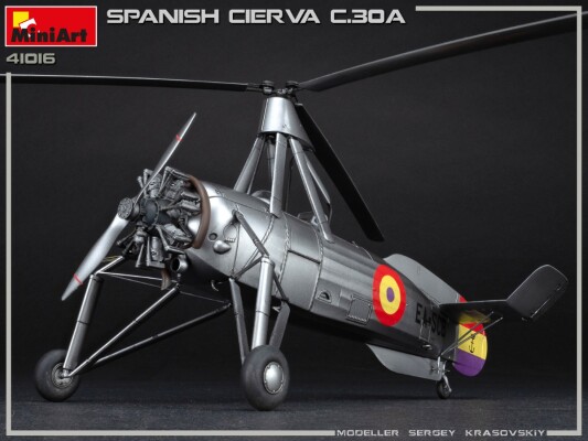 Сборная модель 1/35 CIERVA C.30A (Испания) Miniart 41016 детальное изображение Вертолеты 1/35 Вертолеты