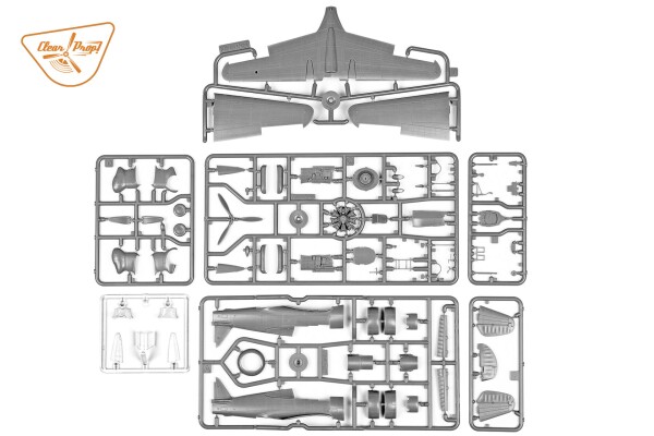 Збірна модель 1/72 літак H-75O Hawk детальное изображение Самолеты 1/72 Самолеты