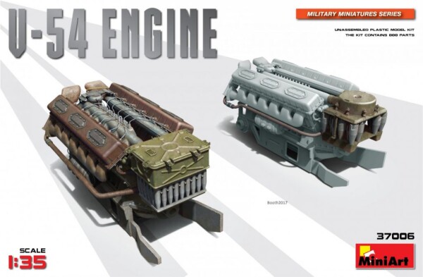 Сборная модель 1/35 Двигатель V-54 МиниАрт 37006 детальное изображение Наборы деталировки Афтермаркет
