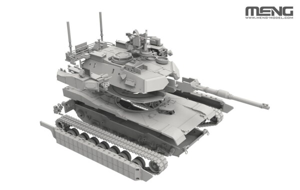 Збірна модель 1/72 Основний бойовий танк США M1A2 SEP v2 Абрамс із системою активного захисту Trophy Meng 72-016 детальное изображение Бронетехника 1/72 Бронетехника