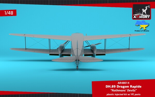 Сборная модель 1/48 Ближнемагистральный авиалайнер DH.89 Dragon Rapide “Rothmans' Devils” Armory детальное изображение Самолеты 1/48 Самолеты