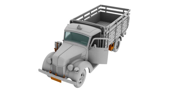 Збірна модель німецької вантажівки V3000S – загальне обслуговування детальное изображение Автомобили 1/72 Автомобили