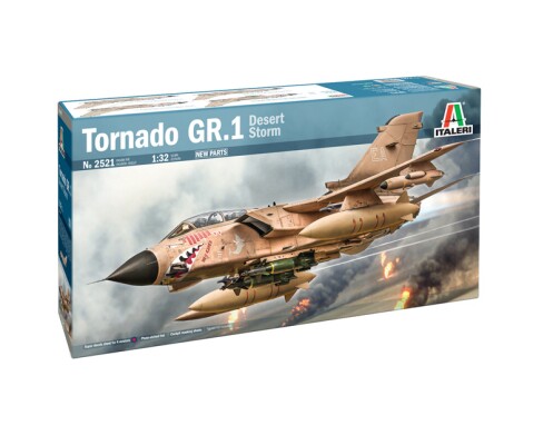 Сборная модель 1/32 Самолет Tornado GR.1 Desert Storm Italeri 2521 детальное изображение Самолеты 1/32 Самолеты
