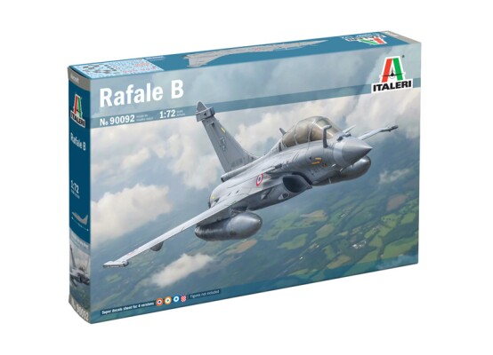 Сборная модель 1/72 Самолет Dassault Rafale B Italeri 90092 детальное изображение Самолеты 1/72 Самолеты