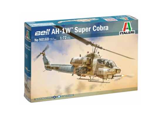 Сборная модель 1/72 Вертолет AH-1W Super Cobra Italeri 90160 детальное изображение Вертолеты 1/72 Вертолеты
