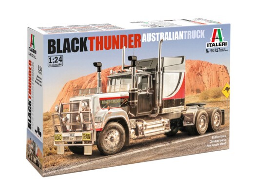 Збірна модель 1/24 Вантажні автомобілі / тягачі BLACK THUNDER Australian truck Italeri 90727 детальное изображение Грузовики / прицепы Гражданская техника