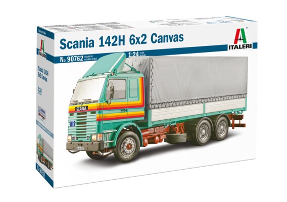 Збірна модель 1/24 Вантажний автомобіль Scania 142H 6x2 Canvas Italeri 90762 детальное изображение Грузовики / прицепы Гражданская техника