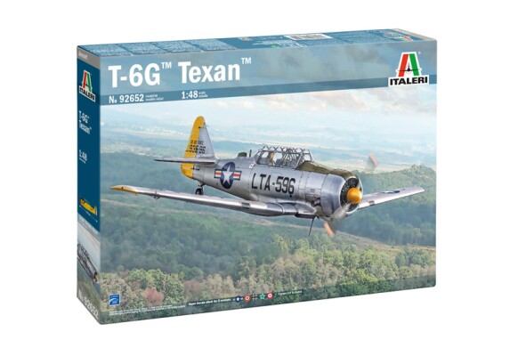 Збірна модель 1/48 Літак T-6G Texan Italeri 92652 детальное изображение Самолеты 1/48 Самолеты