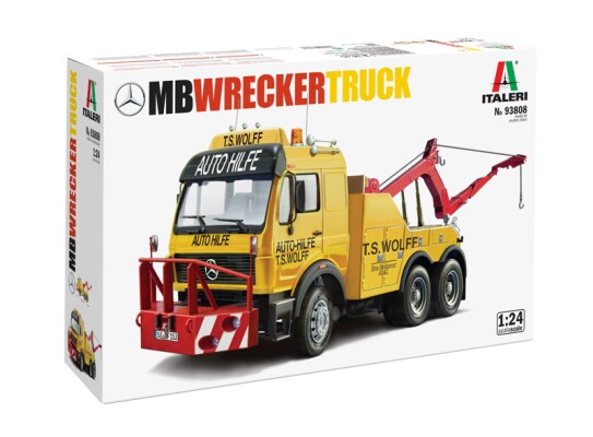 Збірна модель 1/24 Евакуатор Mercedes-Benz Italeri 93808 детальное изображение Автомобили 1/24 Автомобили