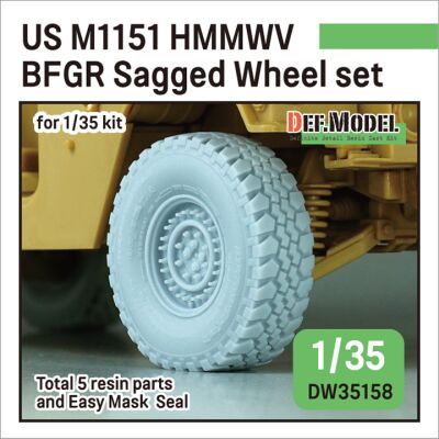US M1151 HMMWV BFGR - Sagged Wheel Set (Retooled DW35032) детальное изображение Смоляные колёса Афтермаркет