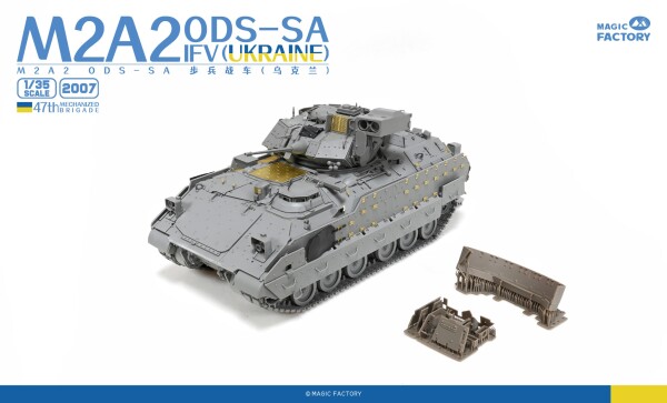 preview Сборная модель 1/35 БМП M2A2 Bradley ODS-SA на вооружении Украины (47-я механизированная бригада)