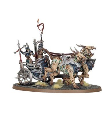 Ігровий набір Warhammer AGE OF SIGMAR - OSSIARCH BONEREAPERS - LIEGE-KAVALOS ON WAR CHARIOT детальное изображение Мёртвые Костетрясы Смерть