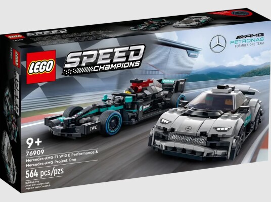 Конструктор LEGO Speed Champions Mercedes-AMG F1 W12 E Performance та Mercedes-AMG Project One 76909 детальное изображение Speed Champions Lego