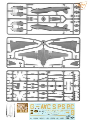 Збірна модель 1/72 Літак de Havilland DH.88 Comet G-ACSP Clear Prop Models 72052 детальное изображение Самолеты 1/72 Самолеты