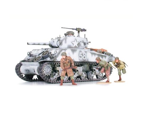 Збірна модель 1/35 Танк M4A3 SHERMAN 105-мм гармата Tamiya 35251 детальное изображение Бронетехника 1/35 Бронетехника