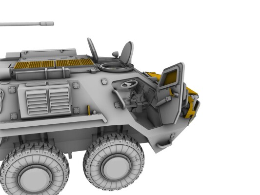 Сборная модель 1/72 Украинский бронетранспортёр БТР-4Е «Буцефал» с боевым модулем &quot;Гром&quot; IBG Models детальное изображение Бронетехника 1/72 Бронетехника