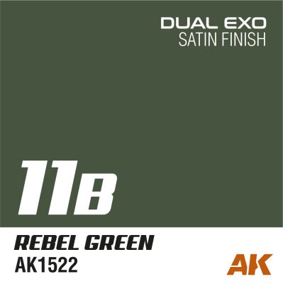 Dual exo 11b – rebel green 60ml детальное изображение AK Dual EXO Краски