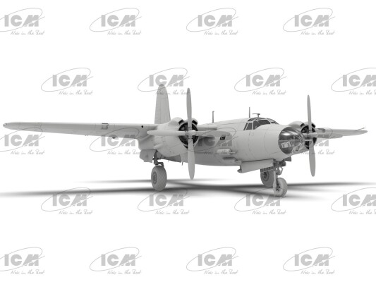 Збірна модель 1/48 Американський/французький бомбардувальник B-26G Marauder ICM 48323 детальное изображение Самолеты 1/48 Самолеты