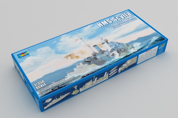 Збірна модель 1/350 Британський легкий крейсер HMS Scylla Trumpeter 05368 детальное изображение Флот 1/350 Флот