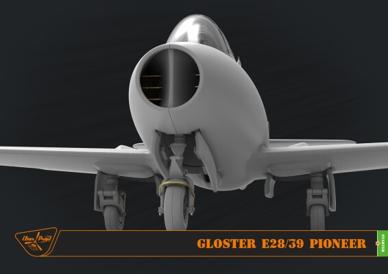 Збірна модель 1/72 літак Gloster E.28/39 Pioneer Clear Prop 72007 детальное изображение Самолеты 1/72 Самолеты