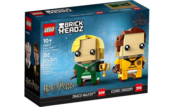 Конструктор LEGO Brick Headz Драко Малфой і Седрик Діггорі 40617 детальное изображение Brick Headz Lego