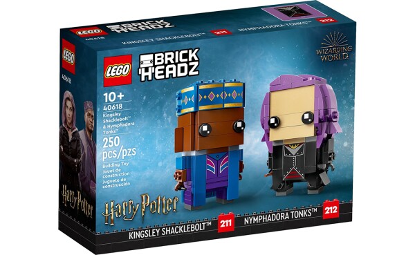 LEGO Brick Headz Kingsley Shacklebolt and Nymphadora Tonks 40618 детальное изображение Brick Headz Lego