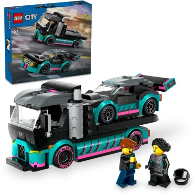 Конструктор Автомобіль для гонки та автовоз LEGO City 60406 детальное изображение City Lego