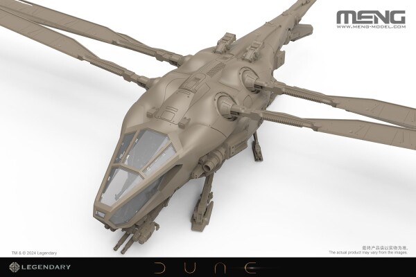 Сборная модель 1/72 Dune Harkonnen Ornithopter Менг DS-009 детальное изображение Фантастика Космос