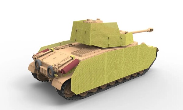 Scale model 1/35 Hungarian medium tank 43.M Turan III Bronco 35126 детальное изображение Бронетехника 1/35 Бронетехника