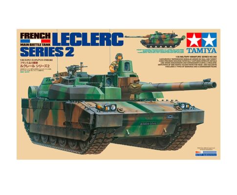 Збірна модель 1/35 французький Танк LECLERC SERIES 2 Tamiya 35362 детальное изображение Бронетехника 1/35 Бронетехника