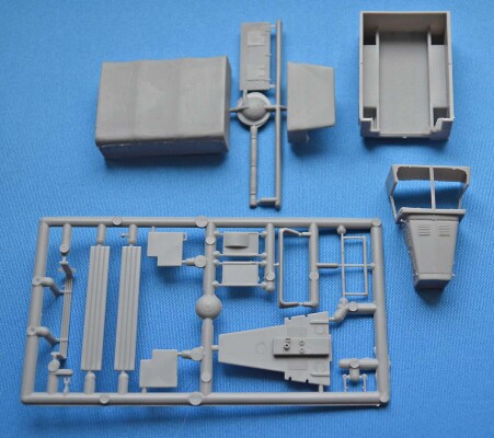 Збірна модель 1/72 Вантажівка 2,5 т 6x6 (фура) із дизельним двигуном ACE 72578 детальное изображение Автомобили 1/72 Автомобили