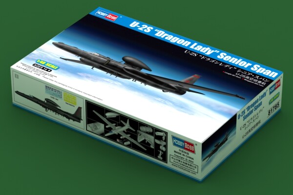 Збірна модель 1/48 Американський висотний літак-розвідник U-2S &quot;Dragon Lady&quot; Senior Span HobbyBoss 81785 детальное изображение Самолеты 1/48 Самолеты