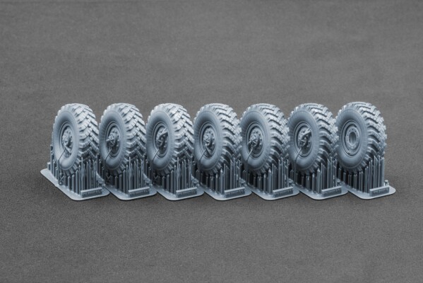 Набір коліс (з деформацією) для УРАЛ-4320 &quot;ОI-25&quot; від Trumpeter ScaleX WM 35037S детальное изображение Колёса Афтермаркет