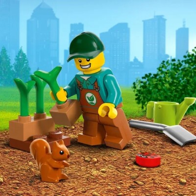 Конструктор LEGO City Трактор в парке 60390 детальное изображение City Lego