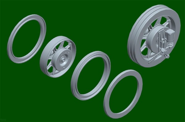 Сборная модель 1/16 Немецкая 7,5-см противотанковая пушка Pak 40 IloveKit 61608 детальное изображение Артиллерия Военная техника