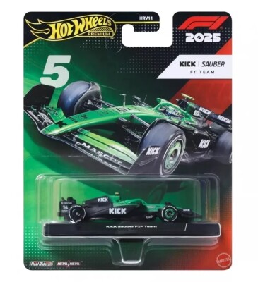 Коллекционный болид Hot Wheels Sauber Gabriel Bortoleto #5 Formula 1 (JKD89) детальное изображение Hot Wheels 