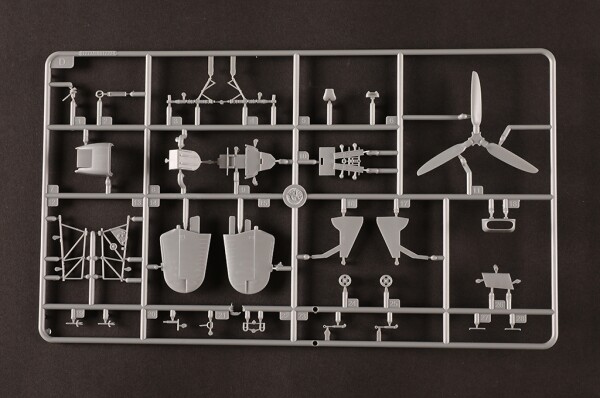 Scale model 1/48 British fighter Hurricane Mk.ⅡD/TROP HobbyBoss 81780 детальное изображение Самолеты 1/48 Самолеты