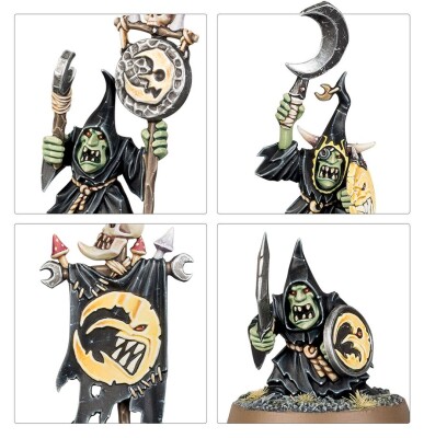Игровой набор Warhammer AGE OF SIGMAR - GLOOMSPITE GITZ - MOONCLAN STABBAS детальное изображение Мракобесные Гоблины Разрушение