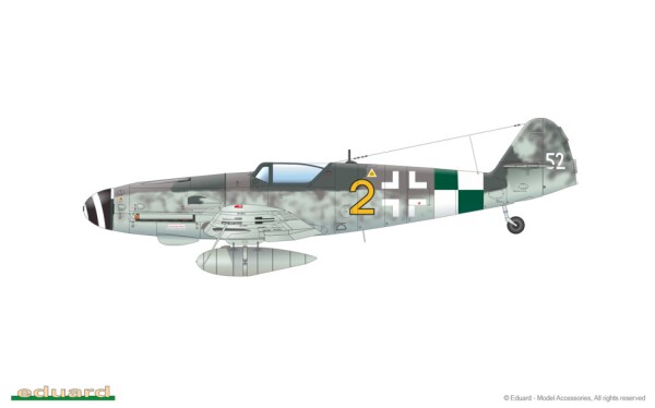 Scale model 1/48 Airplane Bf 109G-10 ERLA Eduard 84174 детальное изображение Самолеты 1/48 Самолеты