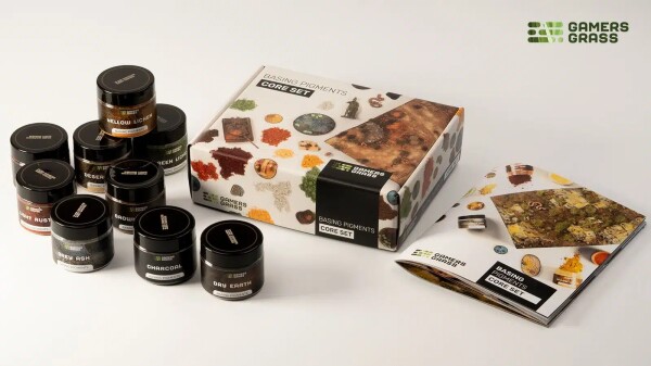 Набір базових сухих пігментів  Basing Pigments Core Set Gamers Grass GGSB-BPCS детальное изображение Наборы деталировки Диорамы