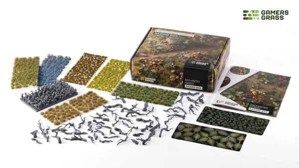 Набір для декорування підставок чарівний ліс Enchanted Forest Basing Box Gamers Grass GGSB-EFBB детальное изображение Наборы деталировки Диорамы