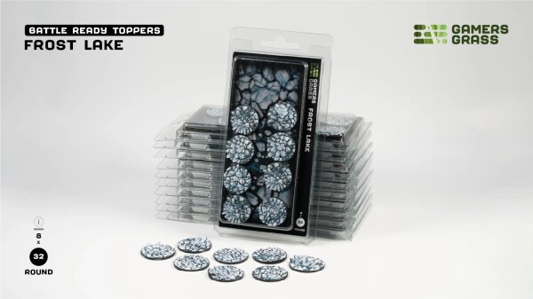Frost Lake - Round 32mm (x8) Gamers Grass GGT-FLR32 детальное изображение Разное Инструменты