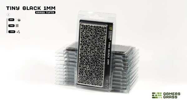 Tiny Black 1mm Gamers Grass GGTT-BL детальное изображение Наборы деталировки Диорамы