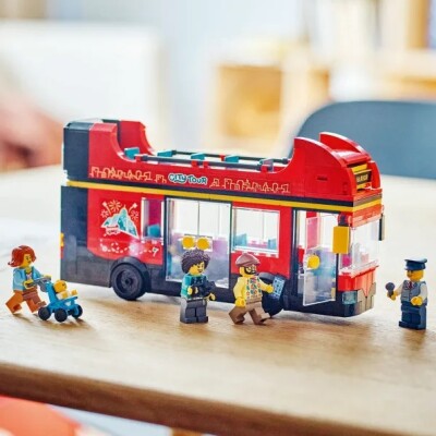 Constructor LEGO City Red double-decker tour bus 60407 детальное изображение City Lego