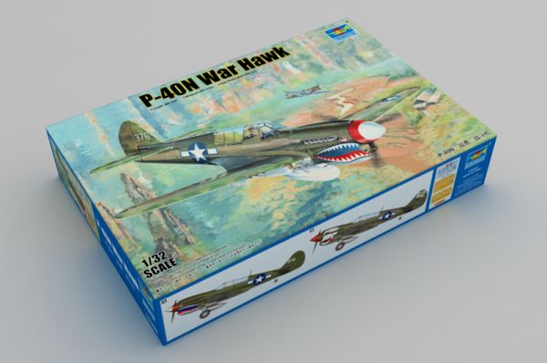 Scale model 1/32 P-40N War Hawk Trumpeter 02212 детальное изображение Самолеты 1/32 Самолеты